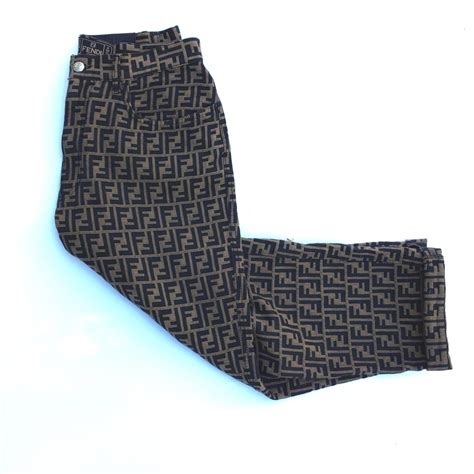 fendi zucca pants men